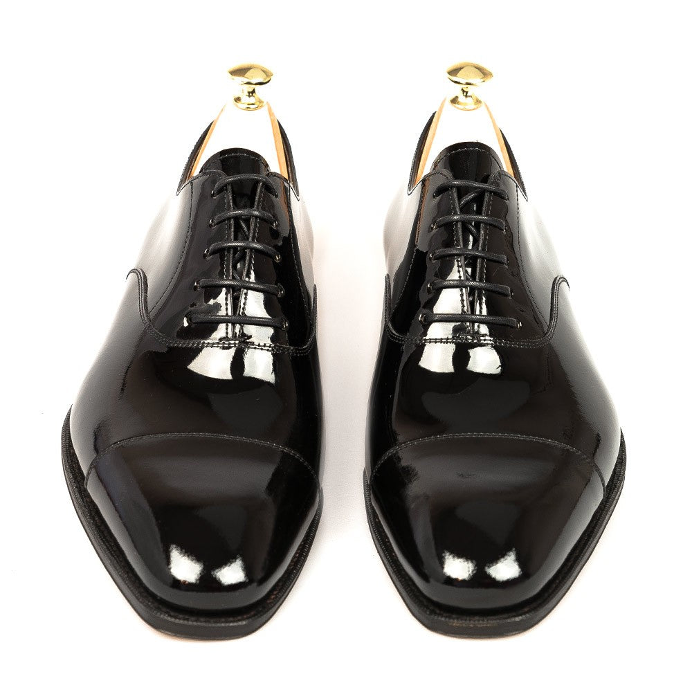Elliot Black Patent Toecap Oxford