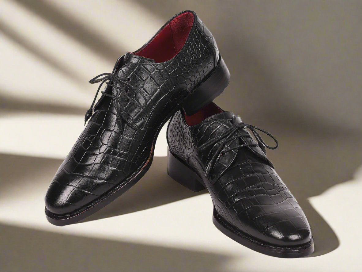 Arthur Black Croco Print Derby