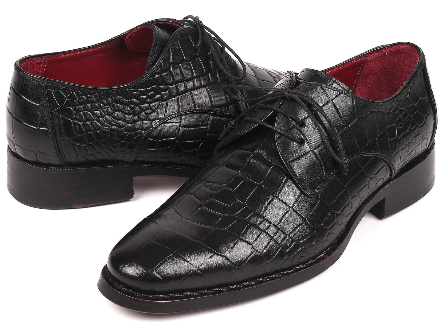 Arthur Black Croco Print Derby
