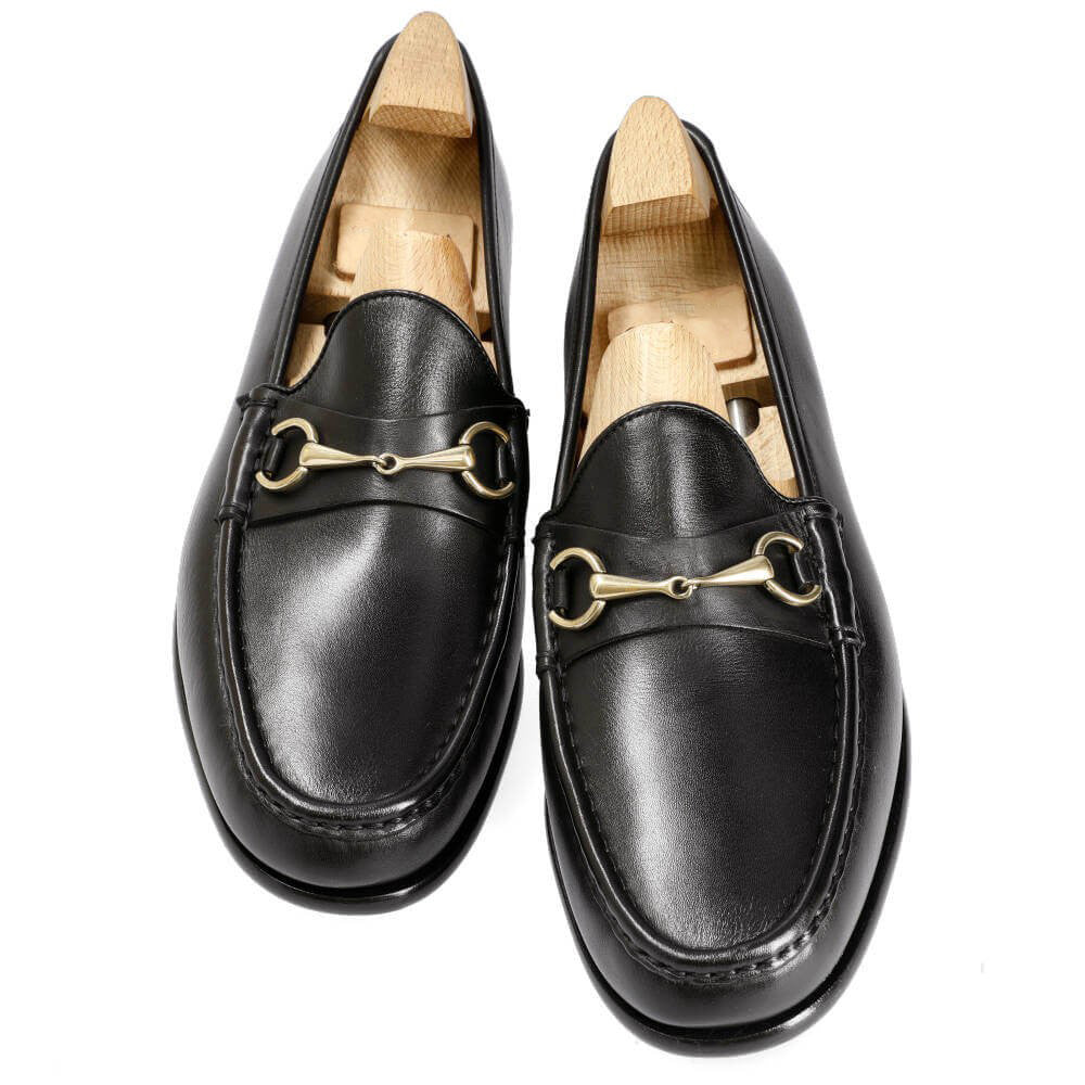 Arlo Black Horsebit Loafer