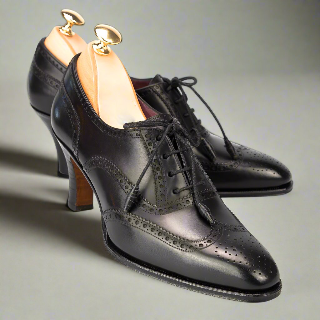 Alexandra Black Oxford Heel for Women