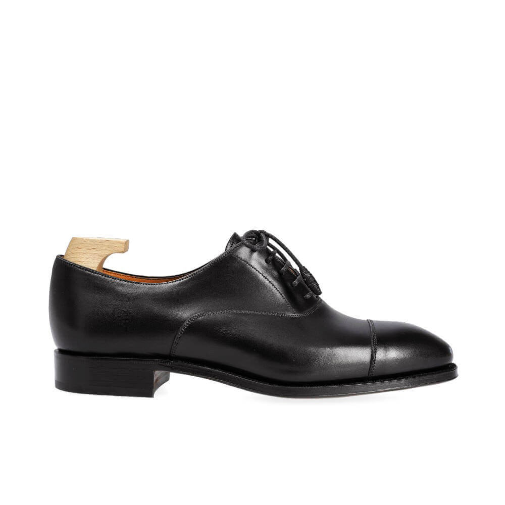 Edie Black Leather Oxford for Women