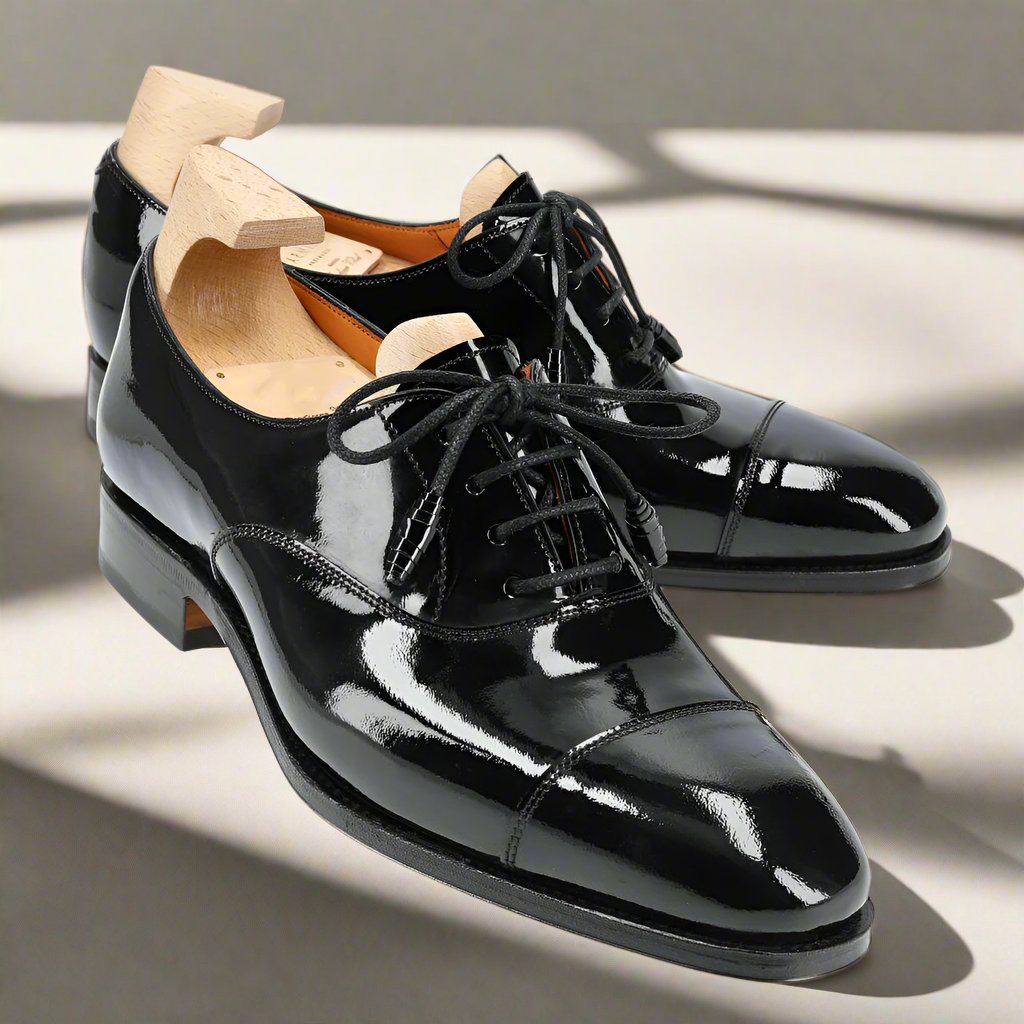 Edie Black Patent Leather Oxford for Women
