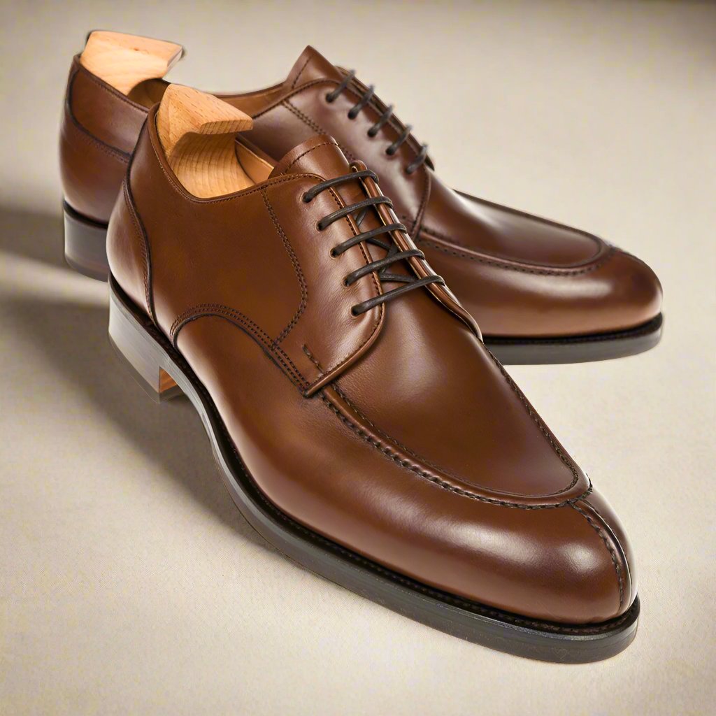 Dominic Saddle Brown Derby1