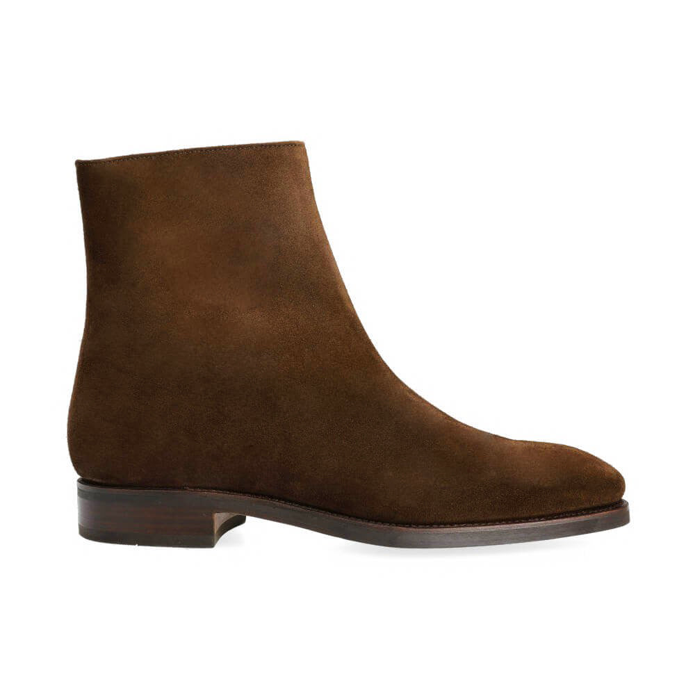 Kingston Brown Suede Zip Boot