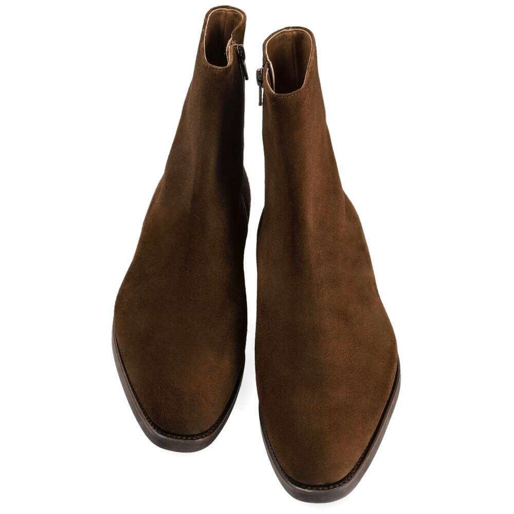 Kingston Brown Suede Zip Boot