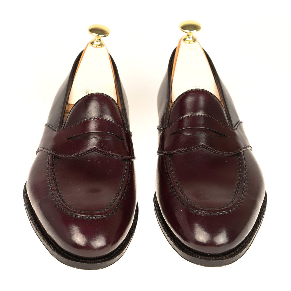 Michael Burgundy Full Strap Penny Loafer