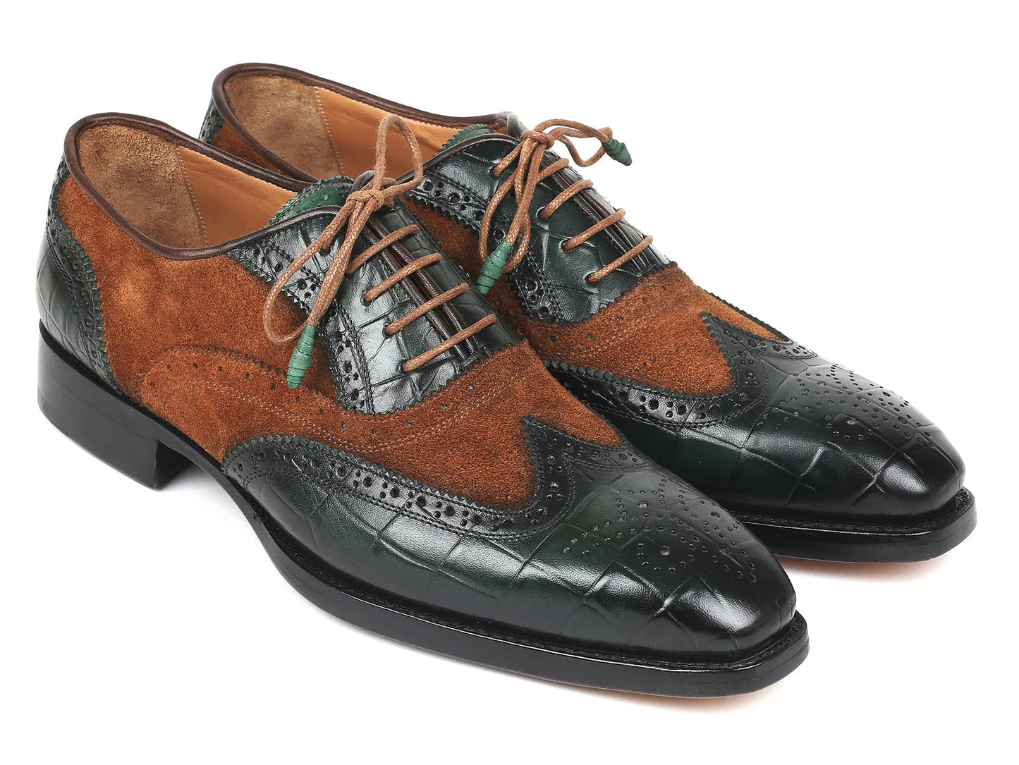 Brooke Croco Print Wingtip