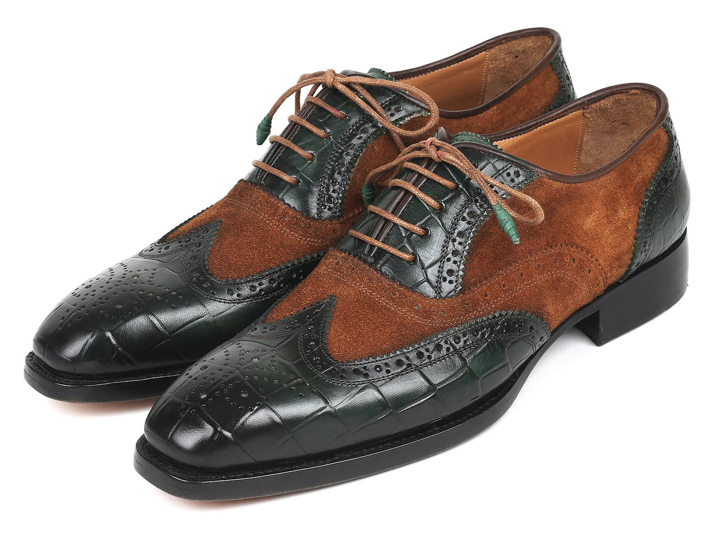 Brooke Croco Print Wingtip