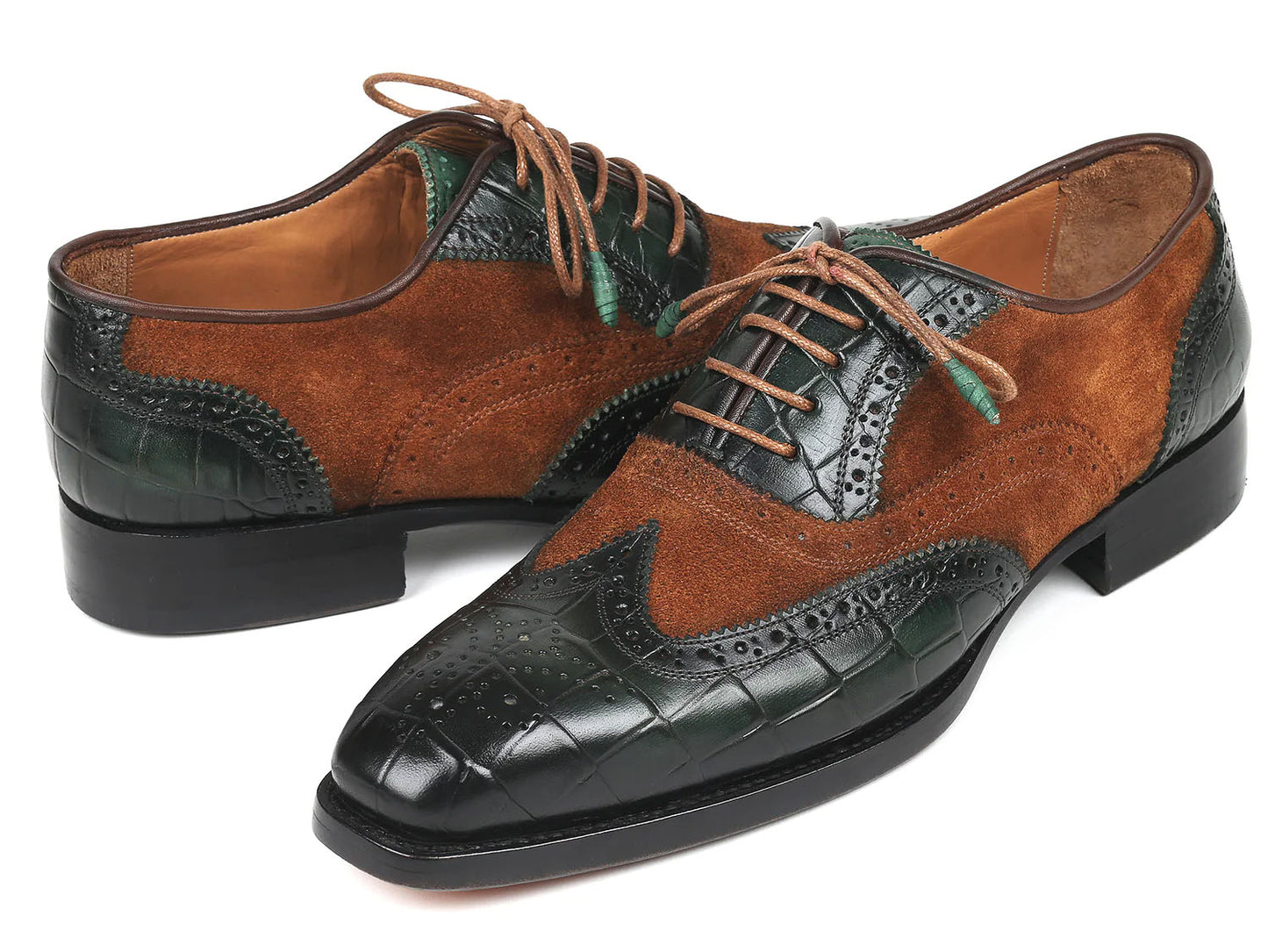 Brooke Croco Print Wingtip