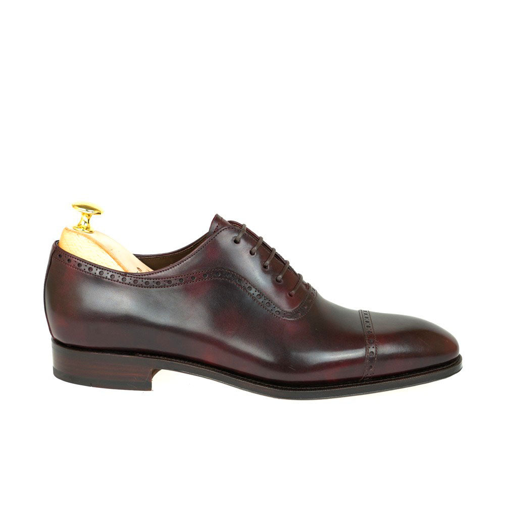 Ralph Burgundy Brown Patina Oxford