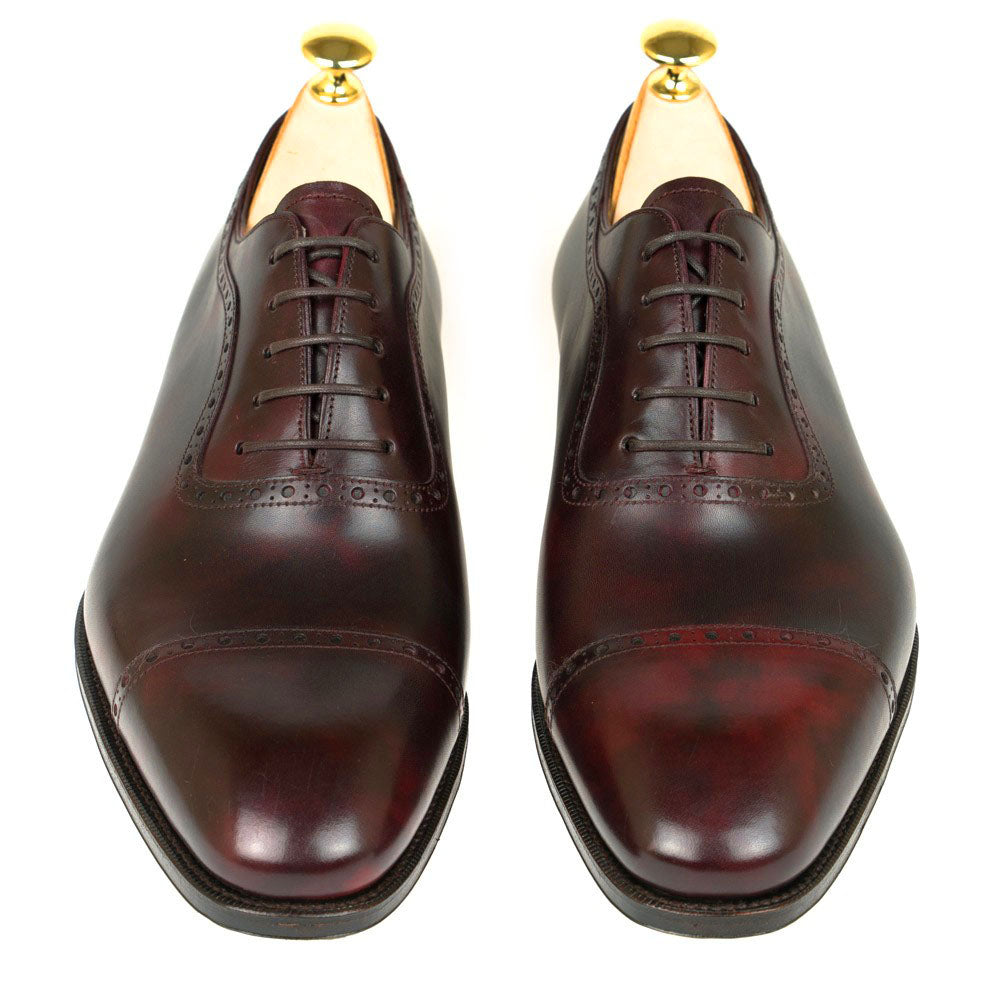 Ralph Burgundy Brown Patina Oxford