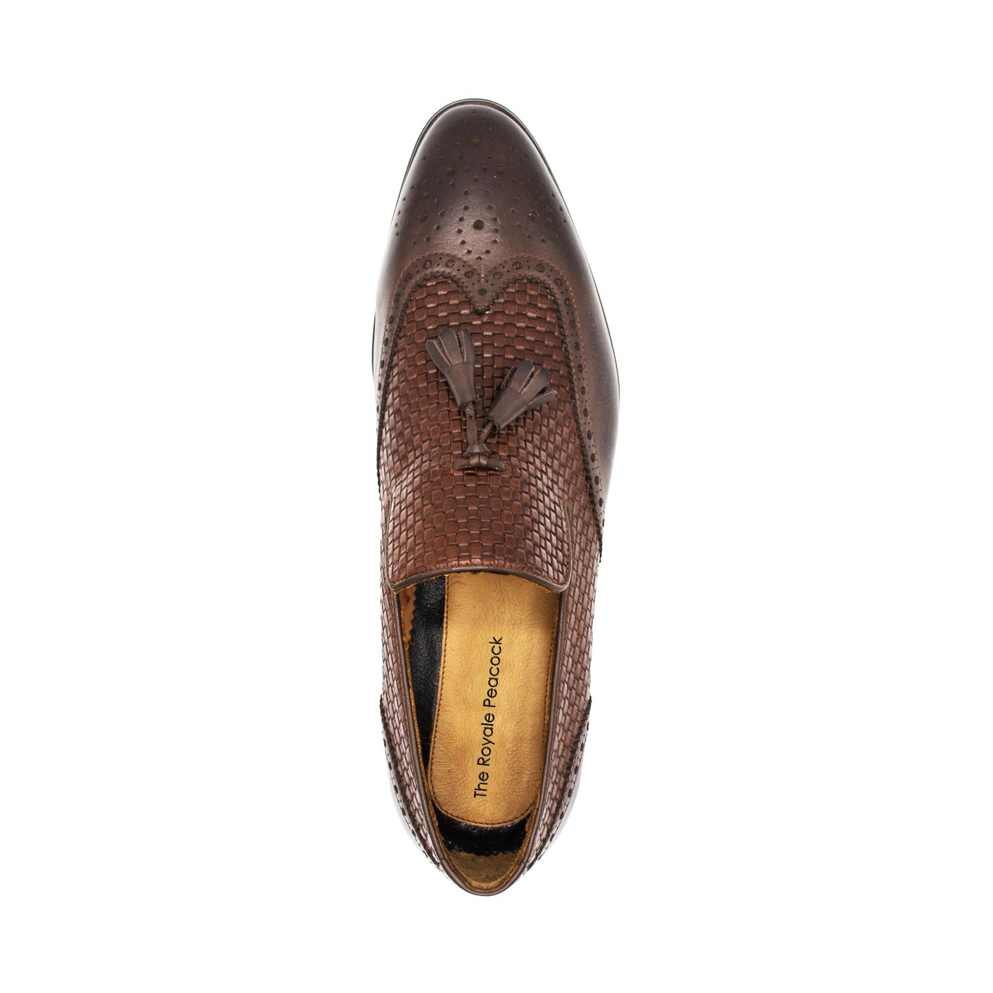 Theo Dark Brown Braided Loafer