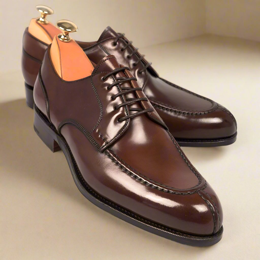 Dominic Dark Brown Leather Derby