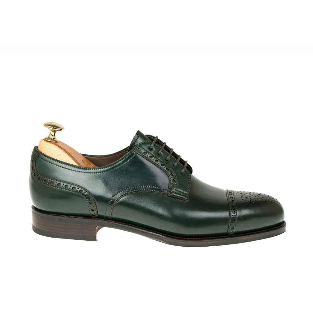 Grant Emerald Green Toecap Derby