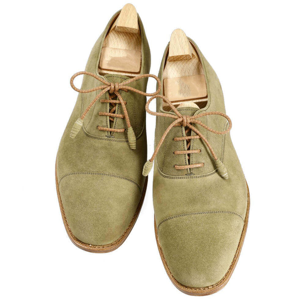 Edie Moss Green Suede Oxford for Women