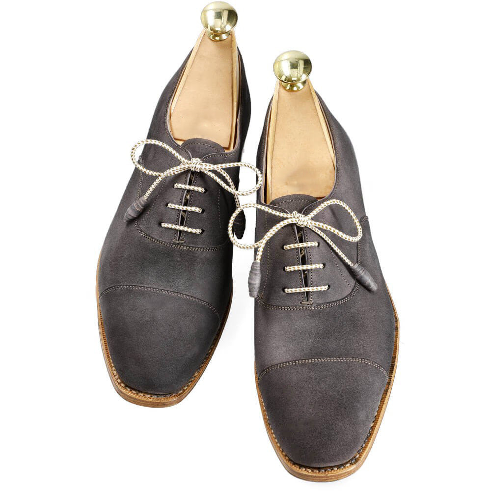 Edie Grey Suede Oxford for Women