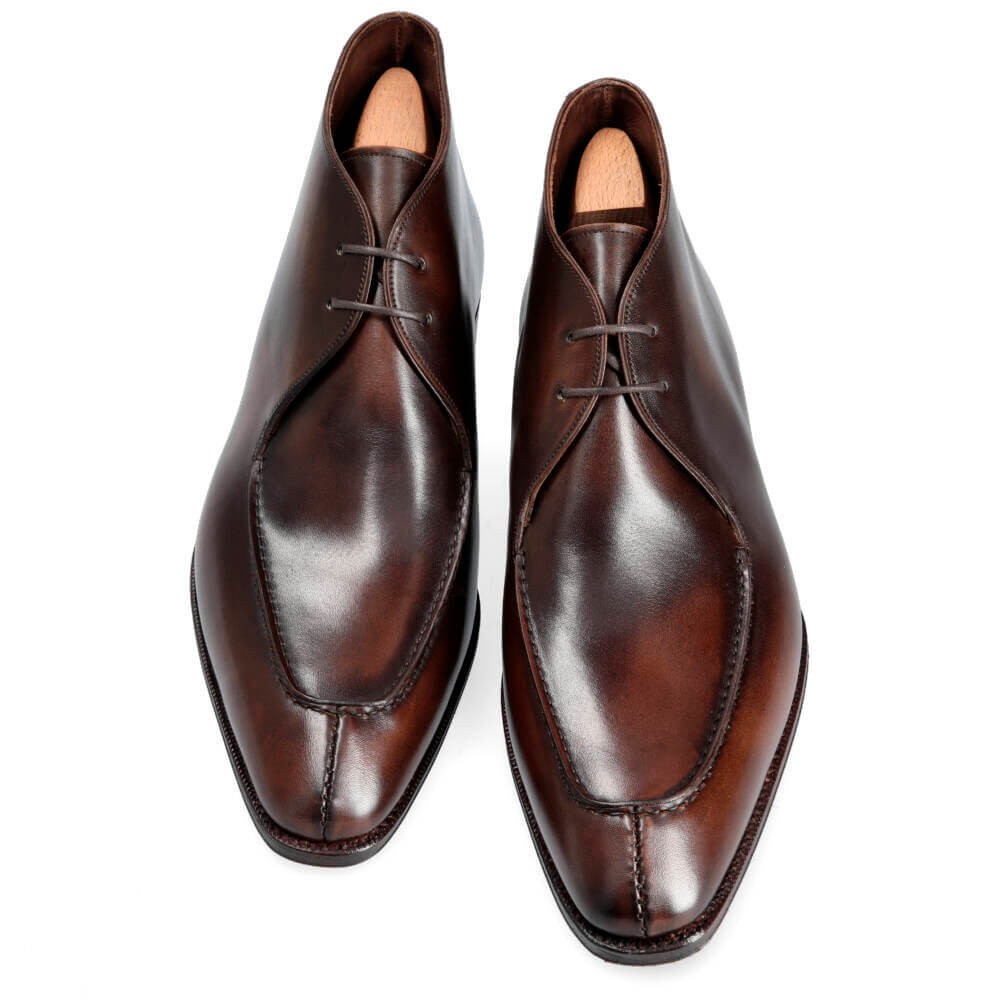 Jonathan Tan Brown Patina Derby Boot