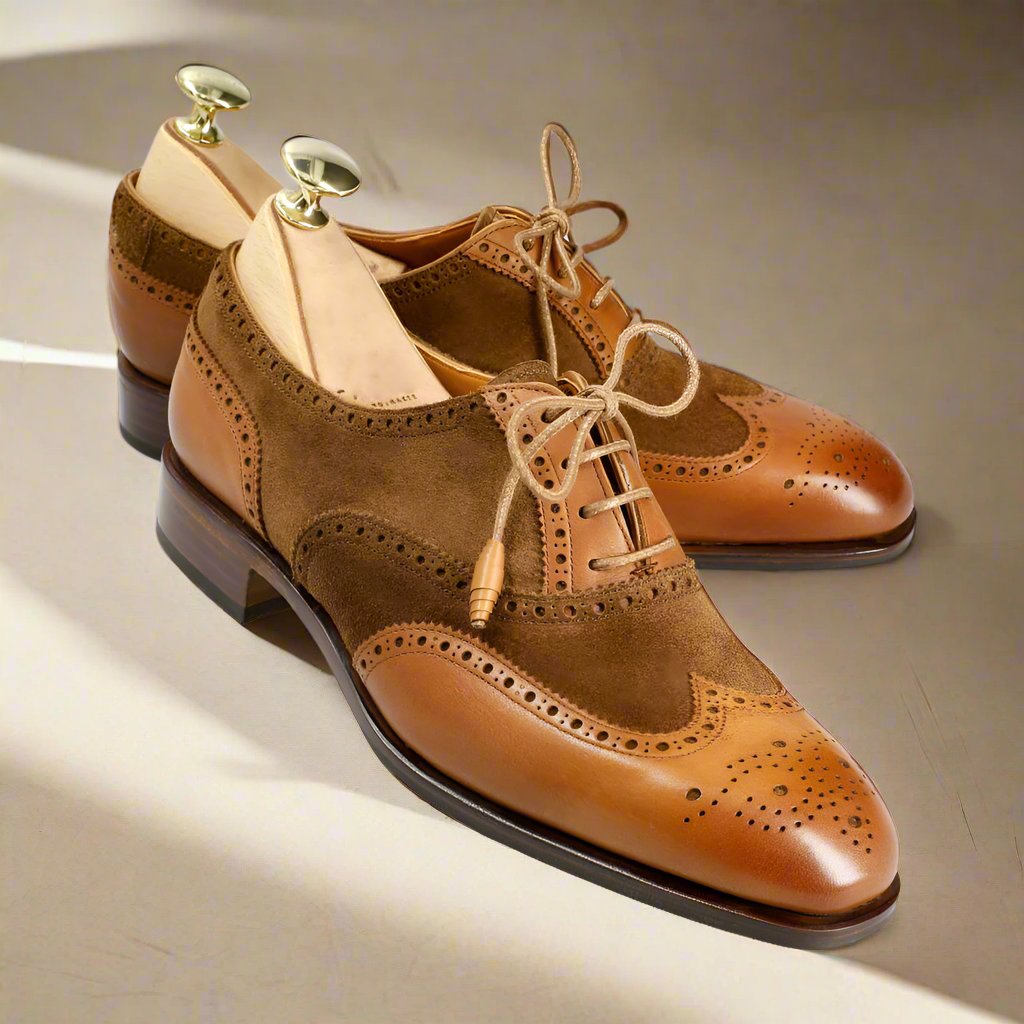 Gucci Wingtip Oxfords Women's Hannah Brown Tan Wingtip For Women