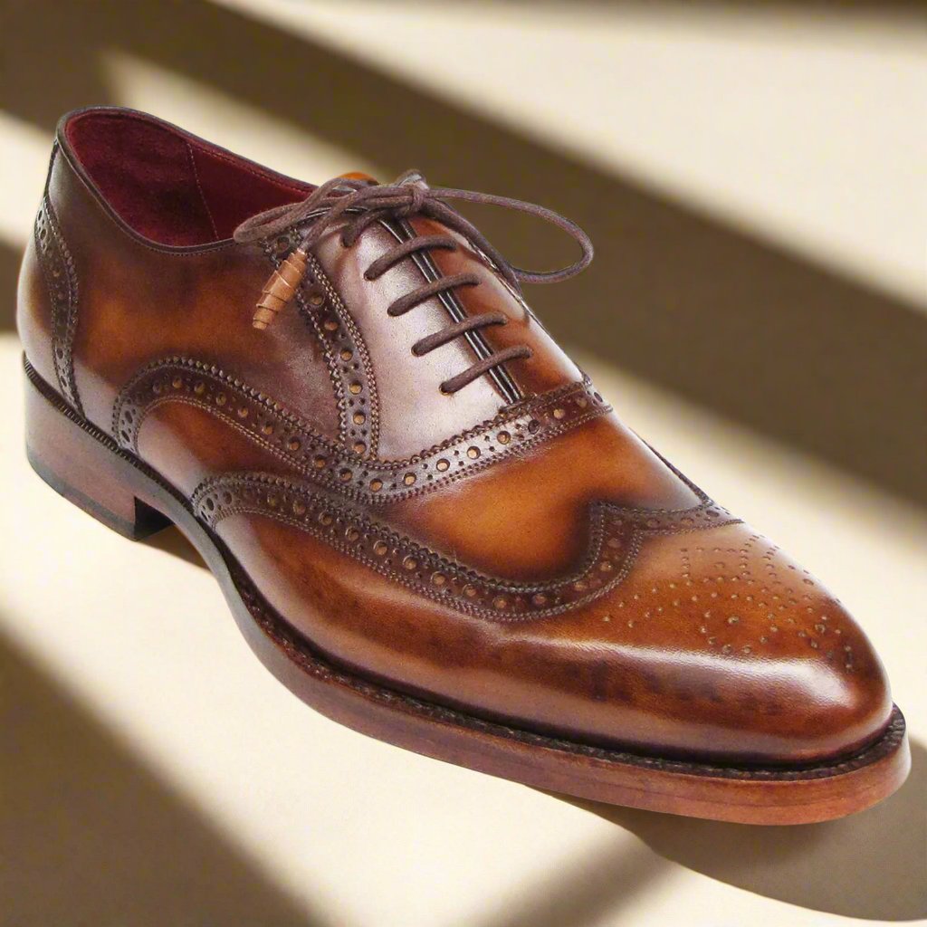 Jack Tan Brown Wingtip Oxford