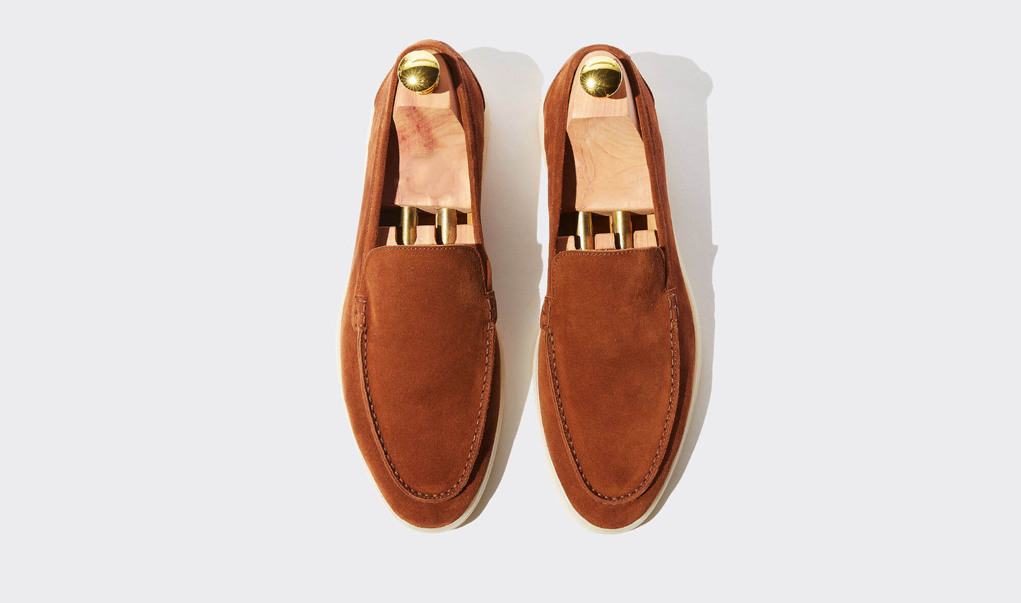 Cyrus Summer Tan Suede Loafer