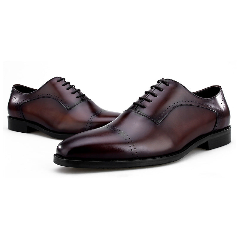 Oliver Burgundy Brown Oxford