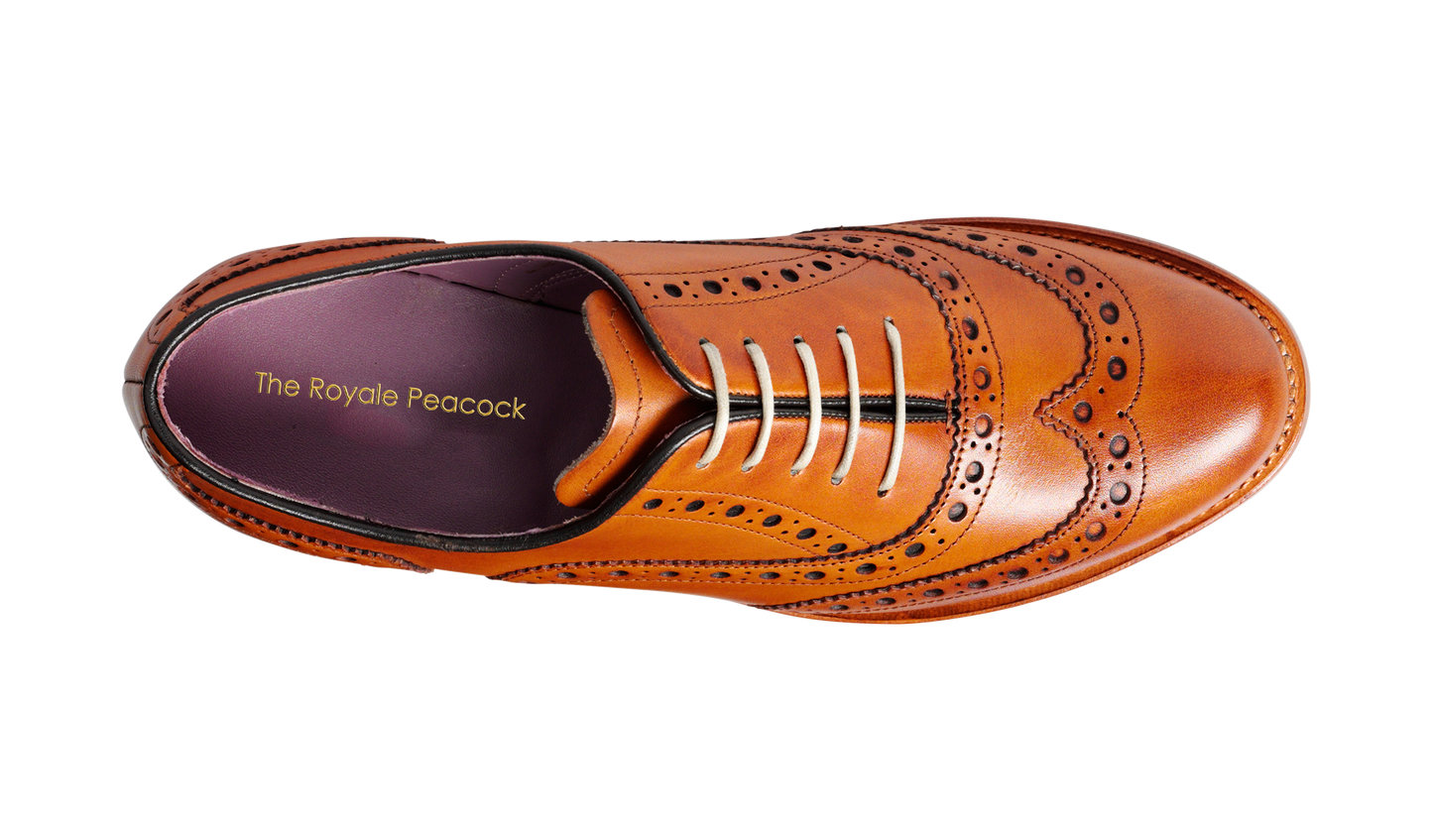 Sloane Tan Leather Oxford for Women