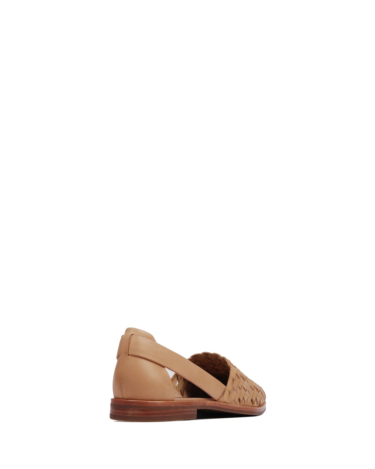 Zoe Beige Braided Flats for Women