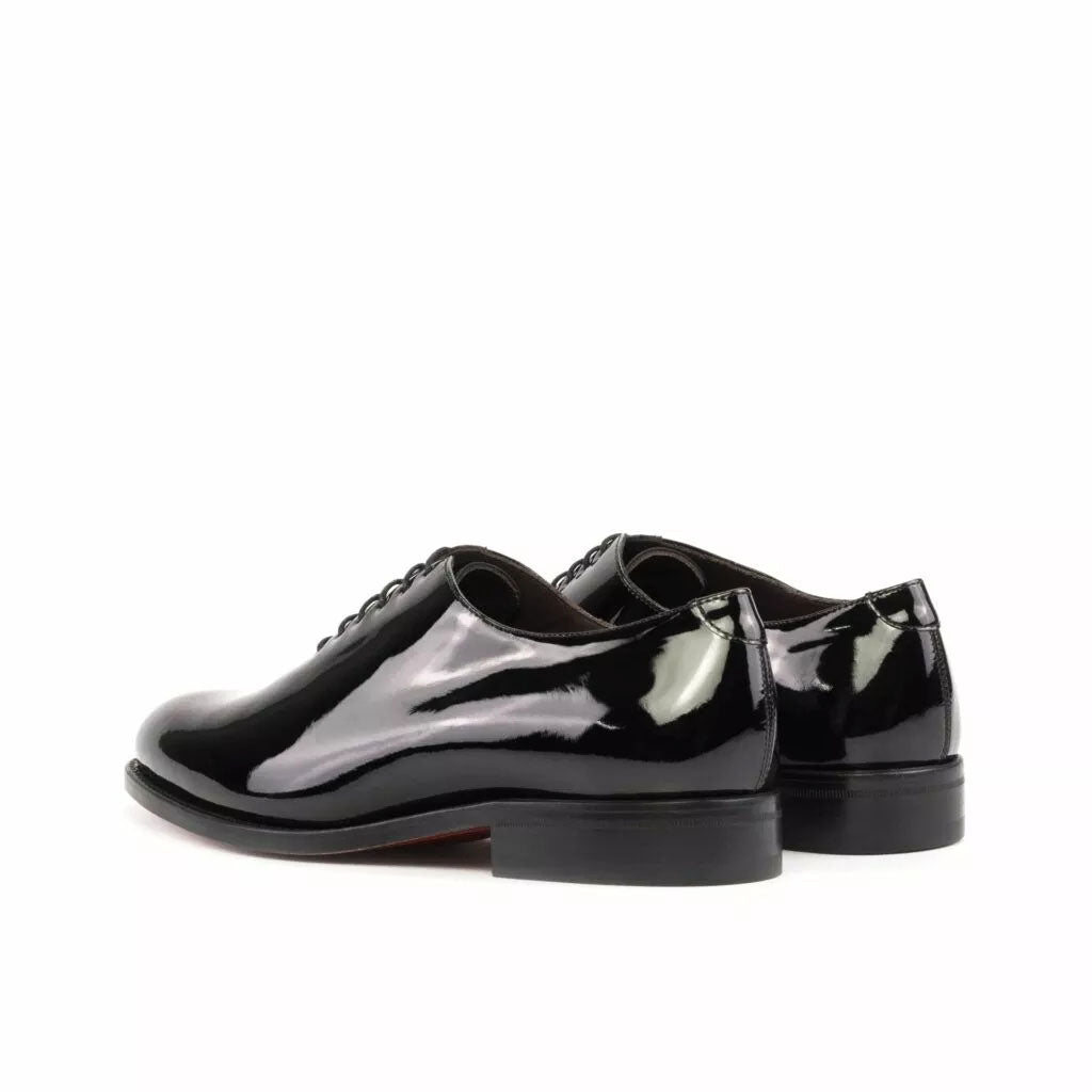 Galvin Black Patent Wholecut Oxford