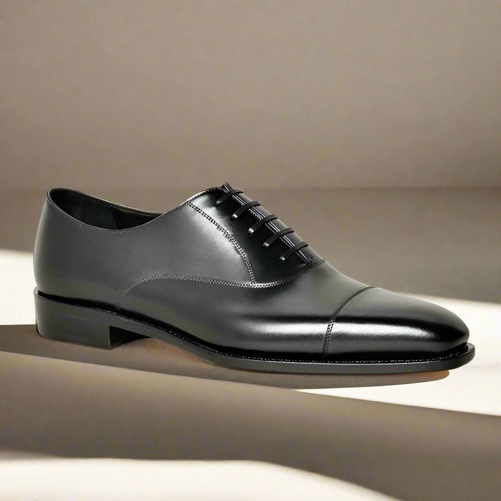 Cap Toe Most Comfortable Women's Oxfords Morgan Black Toe Cap