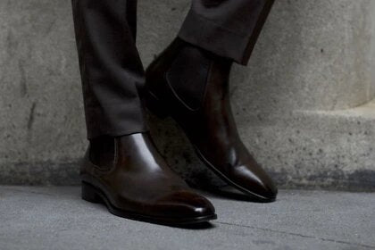 Brown Leather Chelsea Boot for | The Royale
