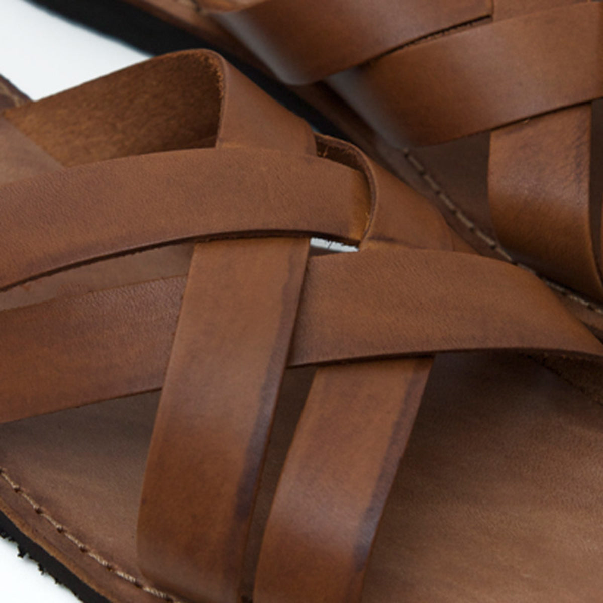 Tan Leather Strap Chappal