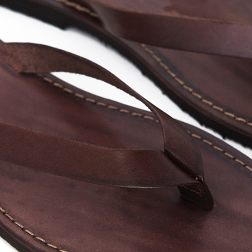 Brown Leather Chappal