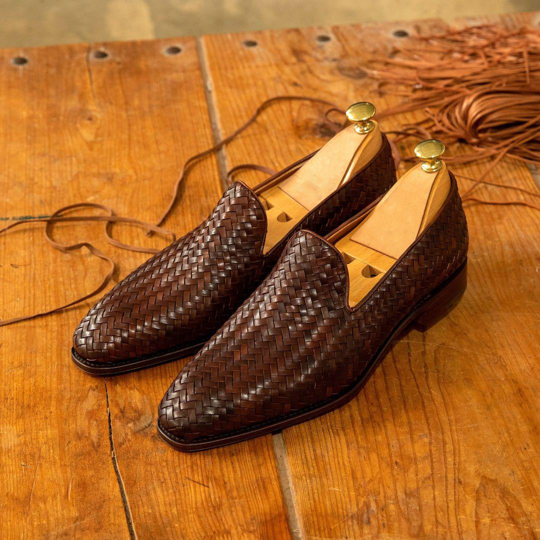 Handmade leather shoes from India