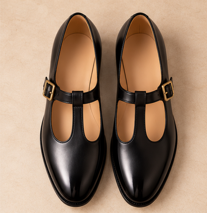 Edward Black Sandal Shoe