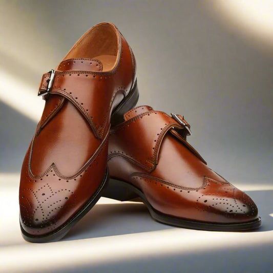 Daniel Tan Brogue Single Monkstrap