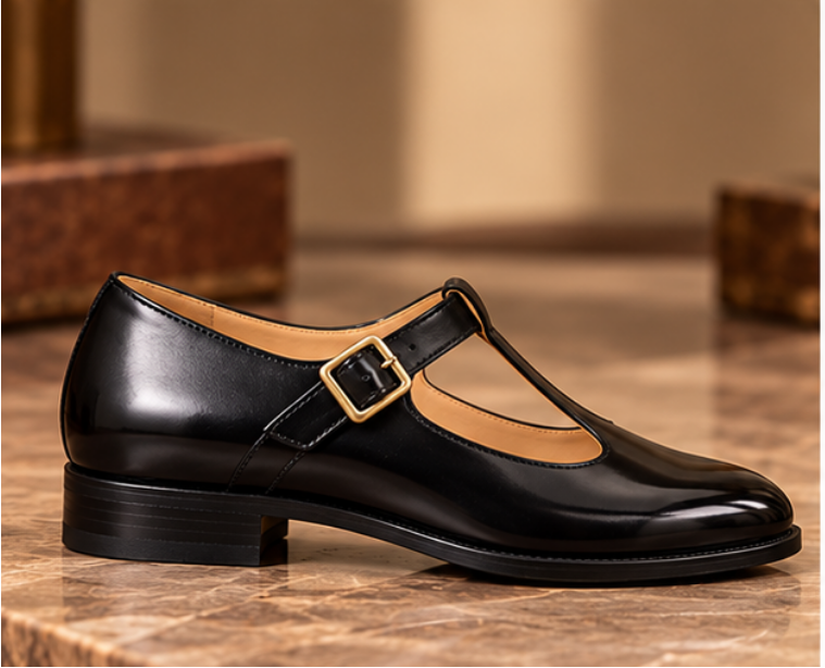 Edward Black Sandal Shoe