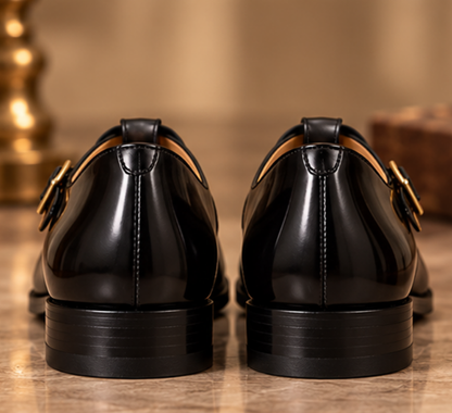 Edward Black Sandal Shoe
