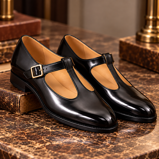 Edward Black Sandal Shoe