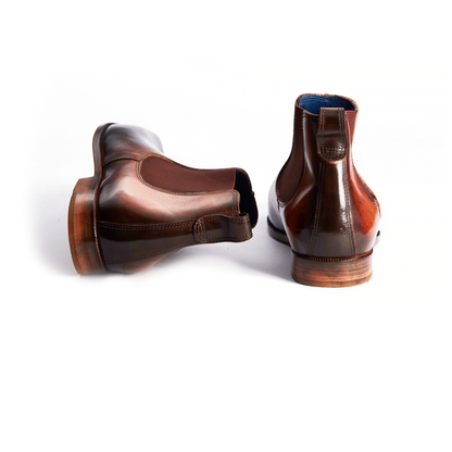 Jack Olive Green & Tan Patina Chelsea