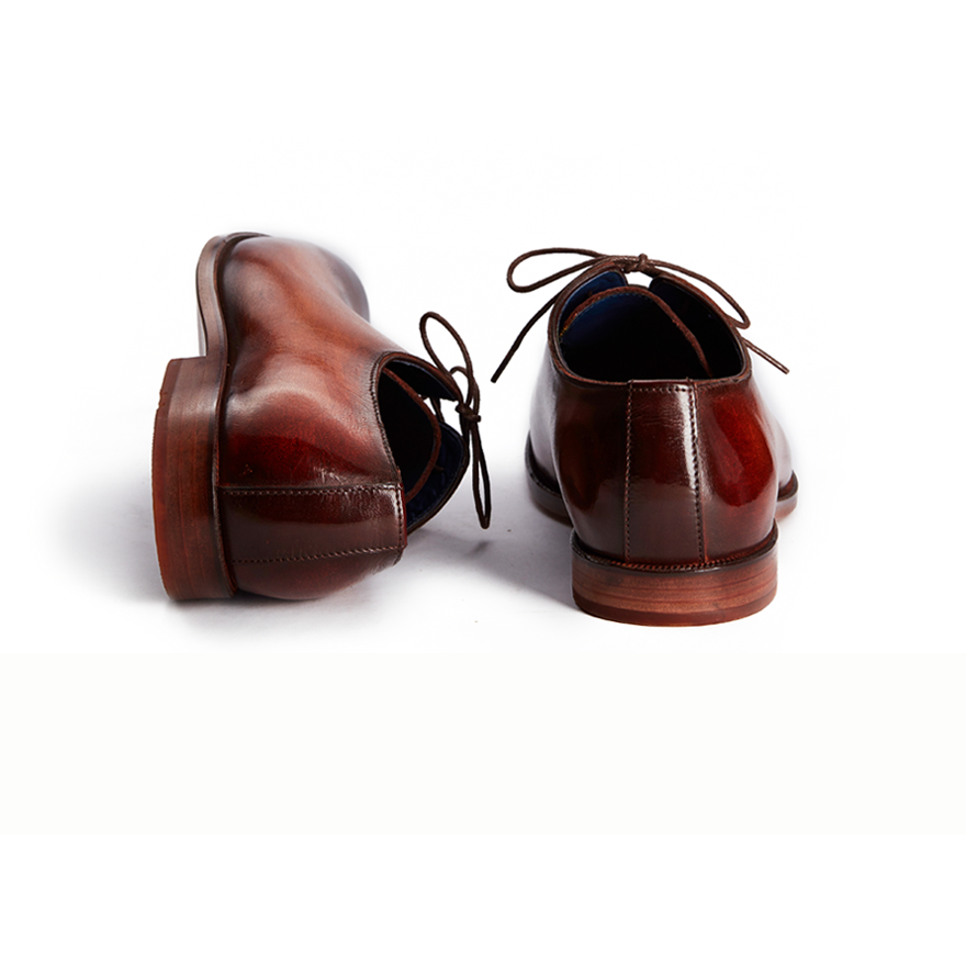 Wright Tan Patina Wholecut Oxford
