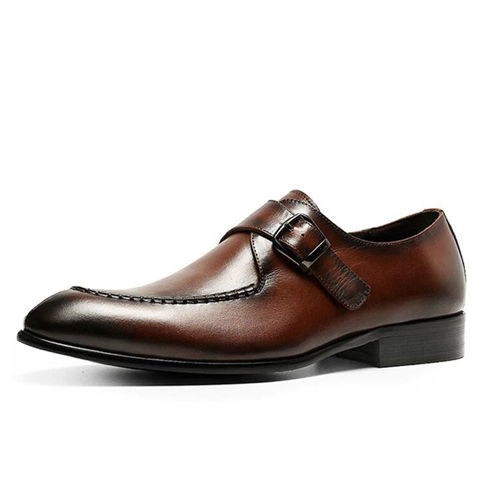 Alan Brown Single Monk Strap - Romèro Ferrera