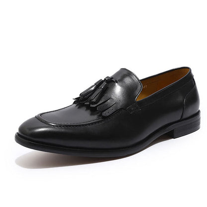 Dylan Black Tassel Loafer - Romèro Ferrera