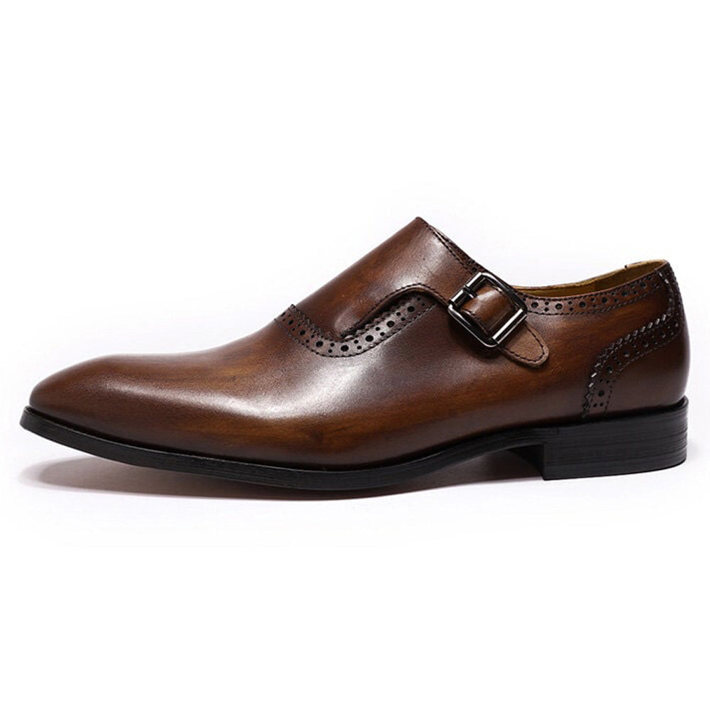 Zack Brown Single Monk Strap - Romèro Ferrera