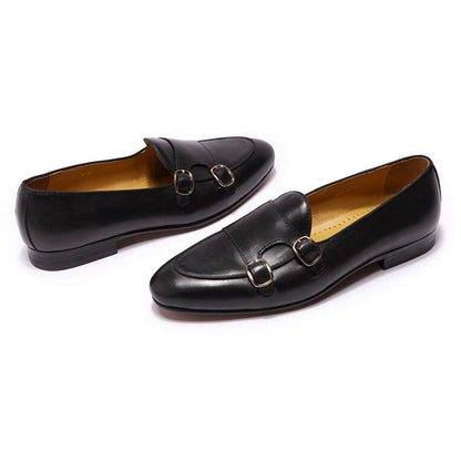 Thomas Black Monk Strap Loafer - Romèro Ferrera