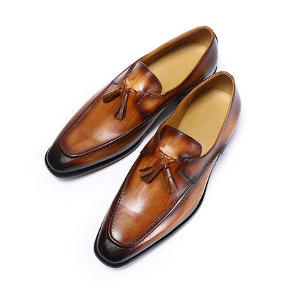 Ryan Tan Tassel Loafer - Romèro Ferrera