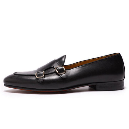 Thomas Black Monk Strap Loafer - Romèro Ferrera