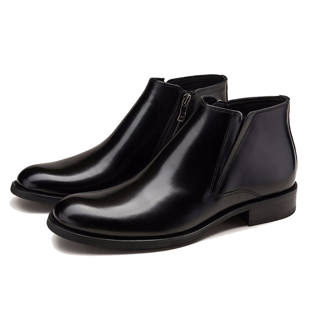 Parker Black Zip Slip-on Boot