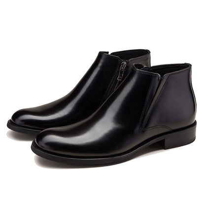 Parker Black Zip Slip-on Boot
