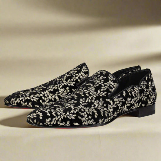 Marvin Gold Embroidery Slip-on